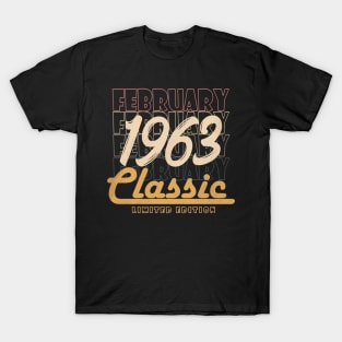 february 1963 birthday T-Shirt